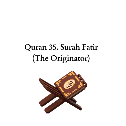 Quran 35. Surah Fatir (The Originator) 